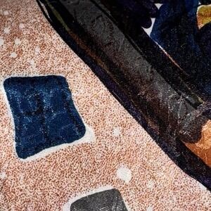 BBB VTG 80s Multicolored Funky Vibrant Abstract‎ 100% Polyester Tie